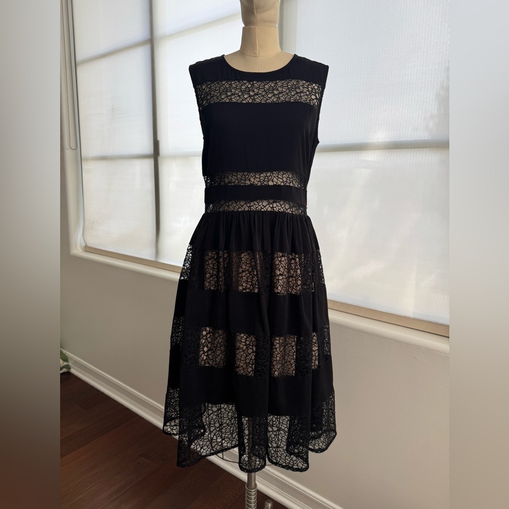 Lace Cut Out Dress